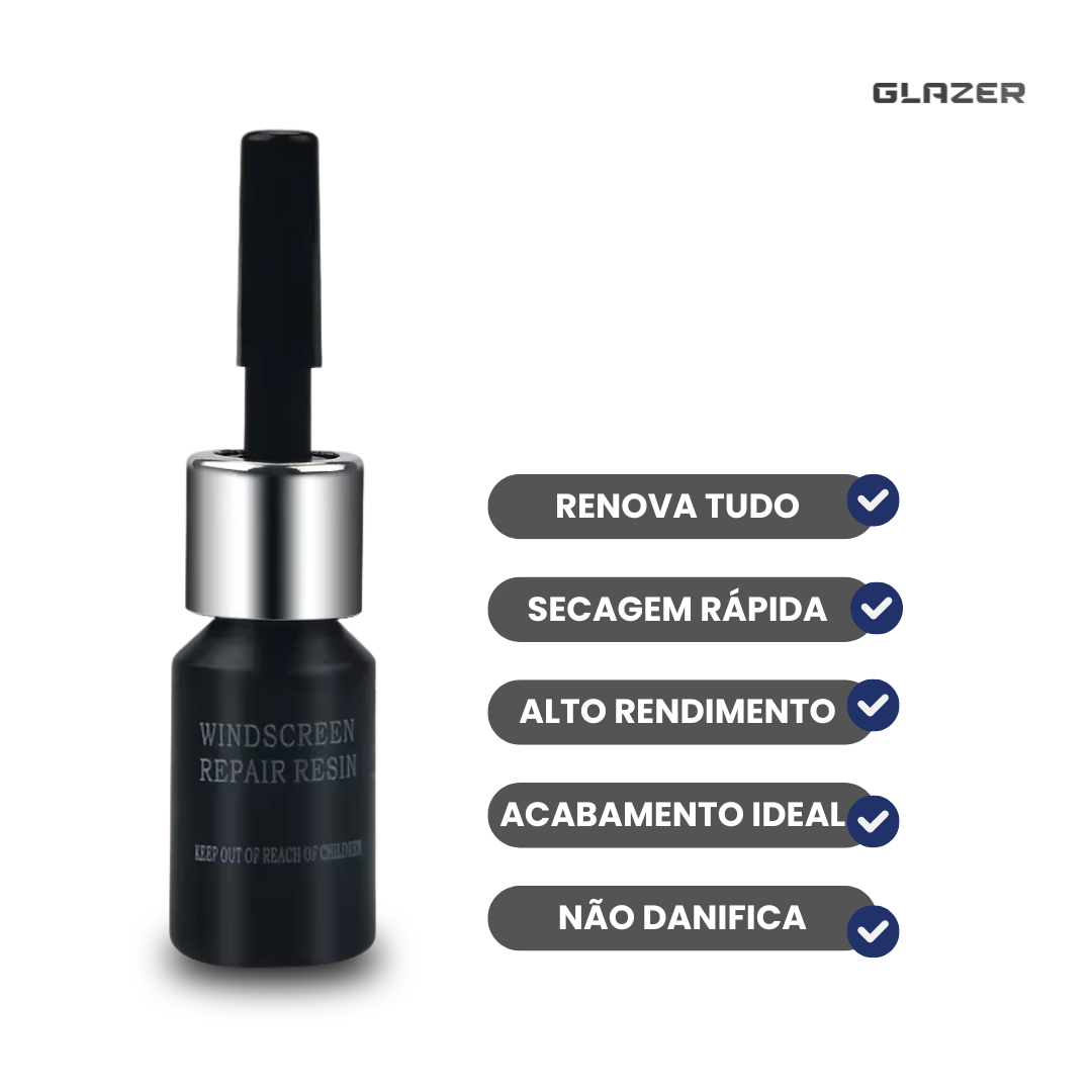 GlazerFix – Resina Reparadora de Vidros Trincados