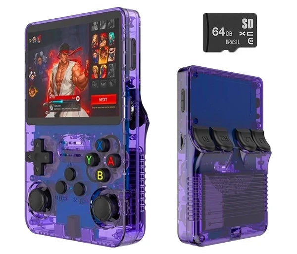 Console R36S™ - 17.500 Jogos de 20+ Consoles