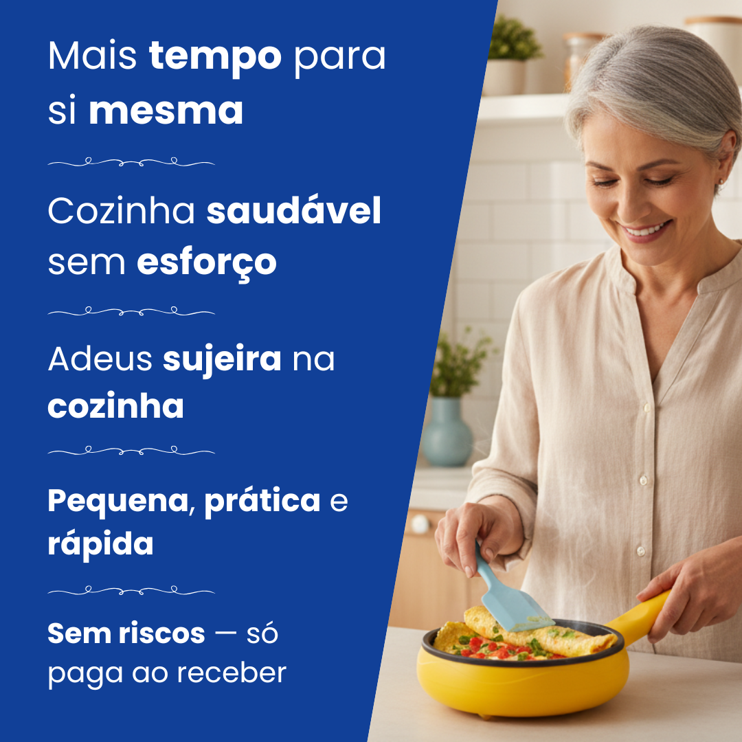 DONAFÁCIL™ – Frigideira Elétrica Antiaderente